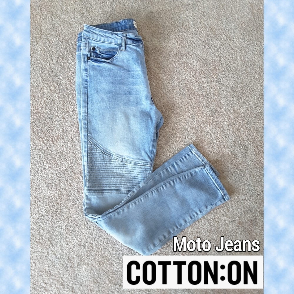 Jeans SALE Cotton On Moto Jeans Skinny sz 8